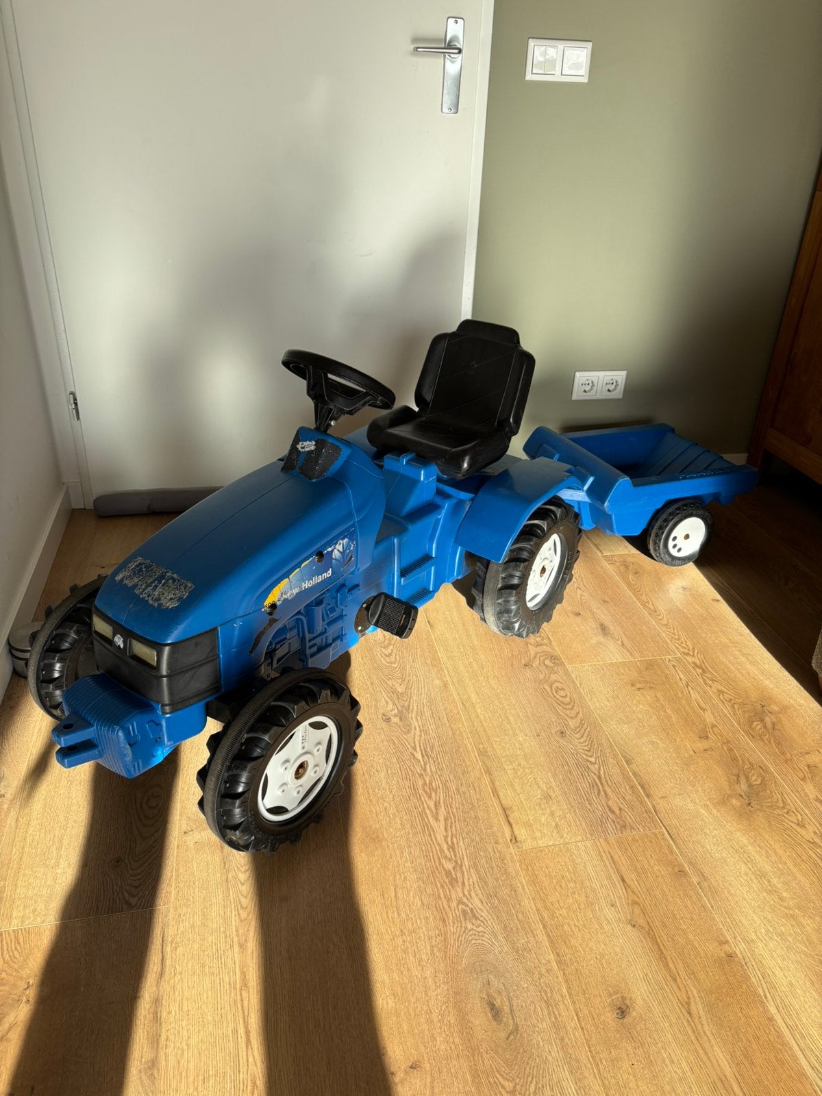 Traptractor Met Kar, Zo goed als nieuw
