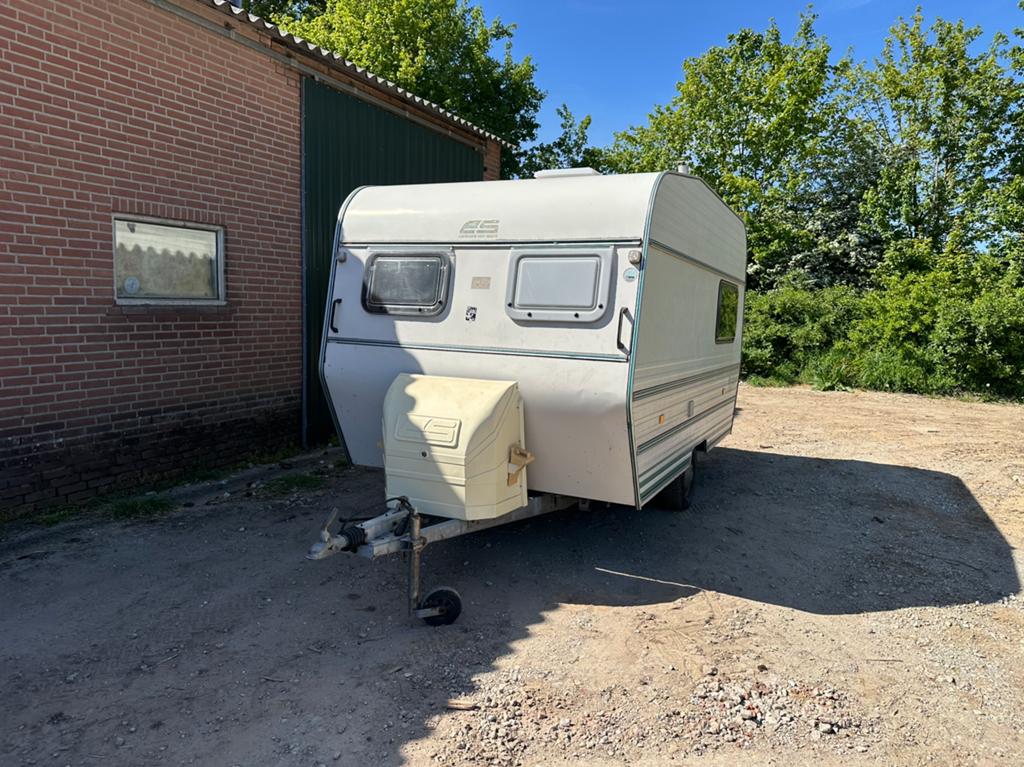 Nette münsterland caravan, Caravans en Kamperen, Caravans, Rondzit, Koelkast, Particulier, Tot en met 4