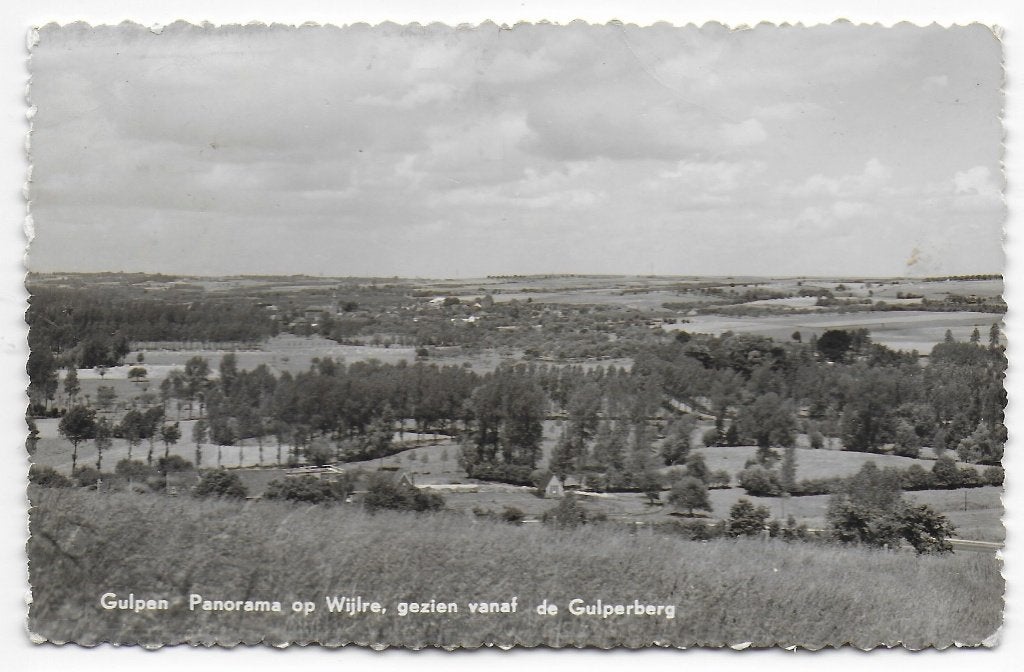 Gulpen Panorama Oude Gelopen Ansichtkaart (B5430), Ophalen of Verzenden, Voor 1920, Gelopen, Limburg