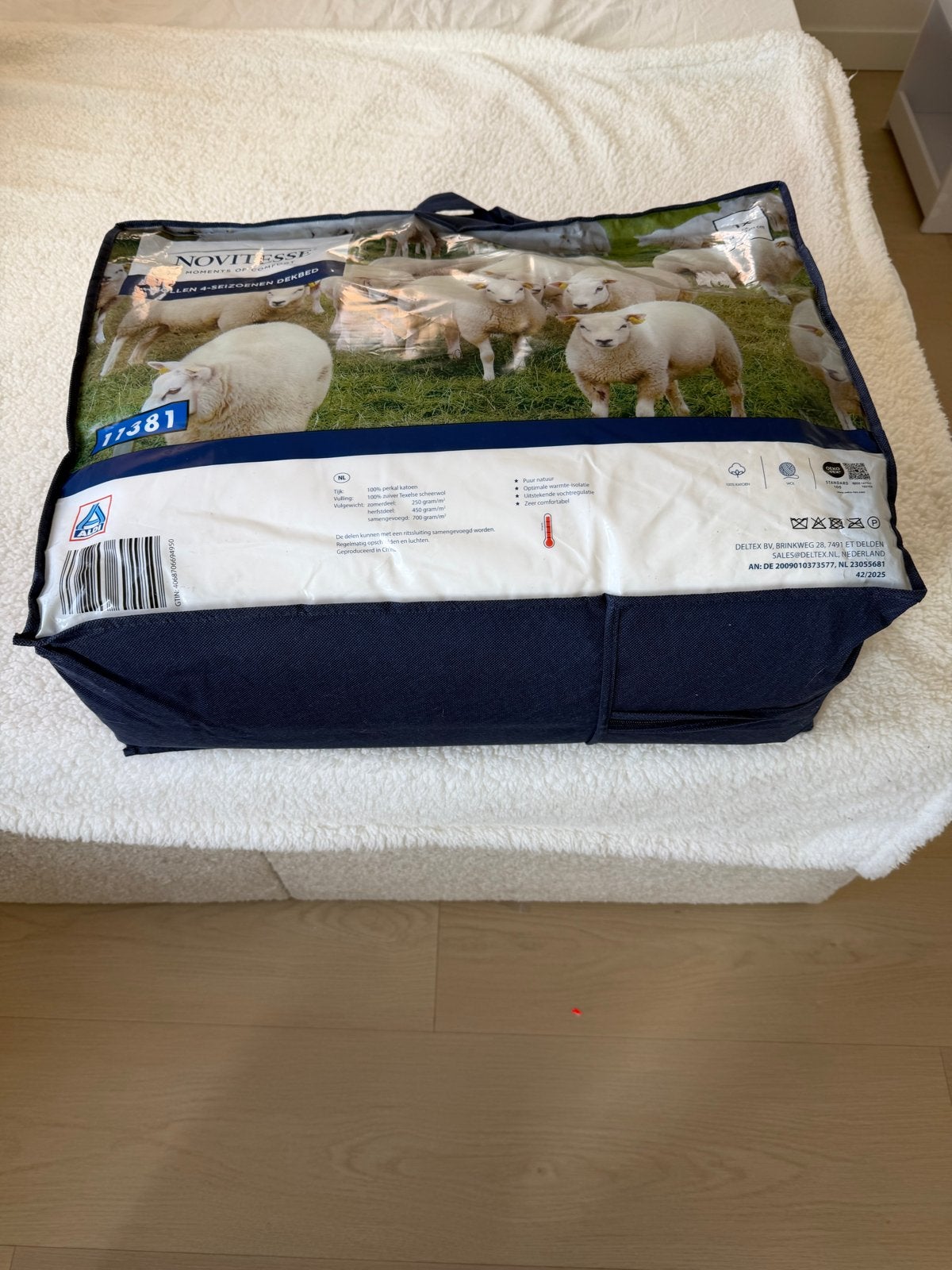 Nieuw Novitesse Wollen 4-Seizoenen Dekbed, Verzenden, Nieuw, Deken of Dekbed, Overige merken