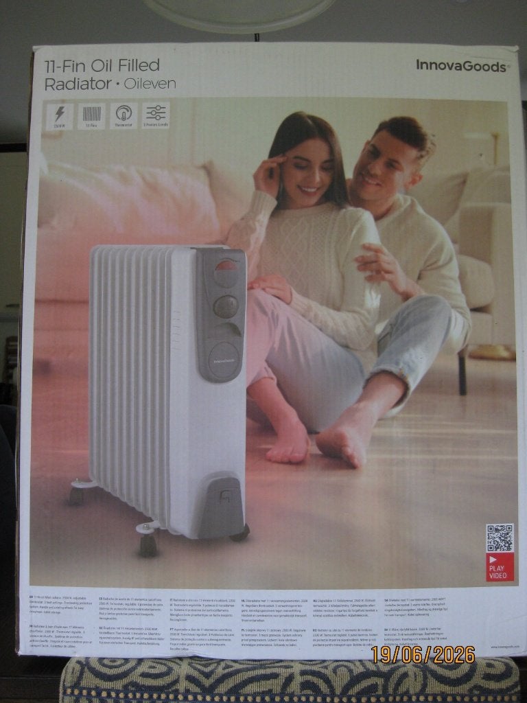 Olieradiator 2500W - InnovaGoods, Ophalen, 30 tot 80 cm, Radiator, Minder dan 60 cm