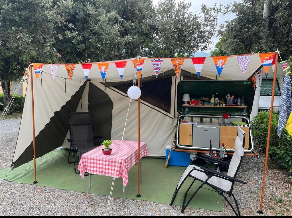 Holtkamper Cocoon 2004 met Greenbox, 2018 nieuw tentdak, Ophalen, Gebruikt