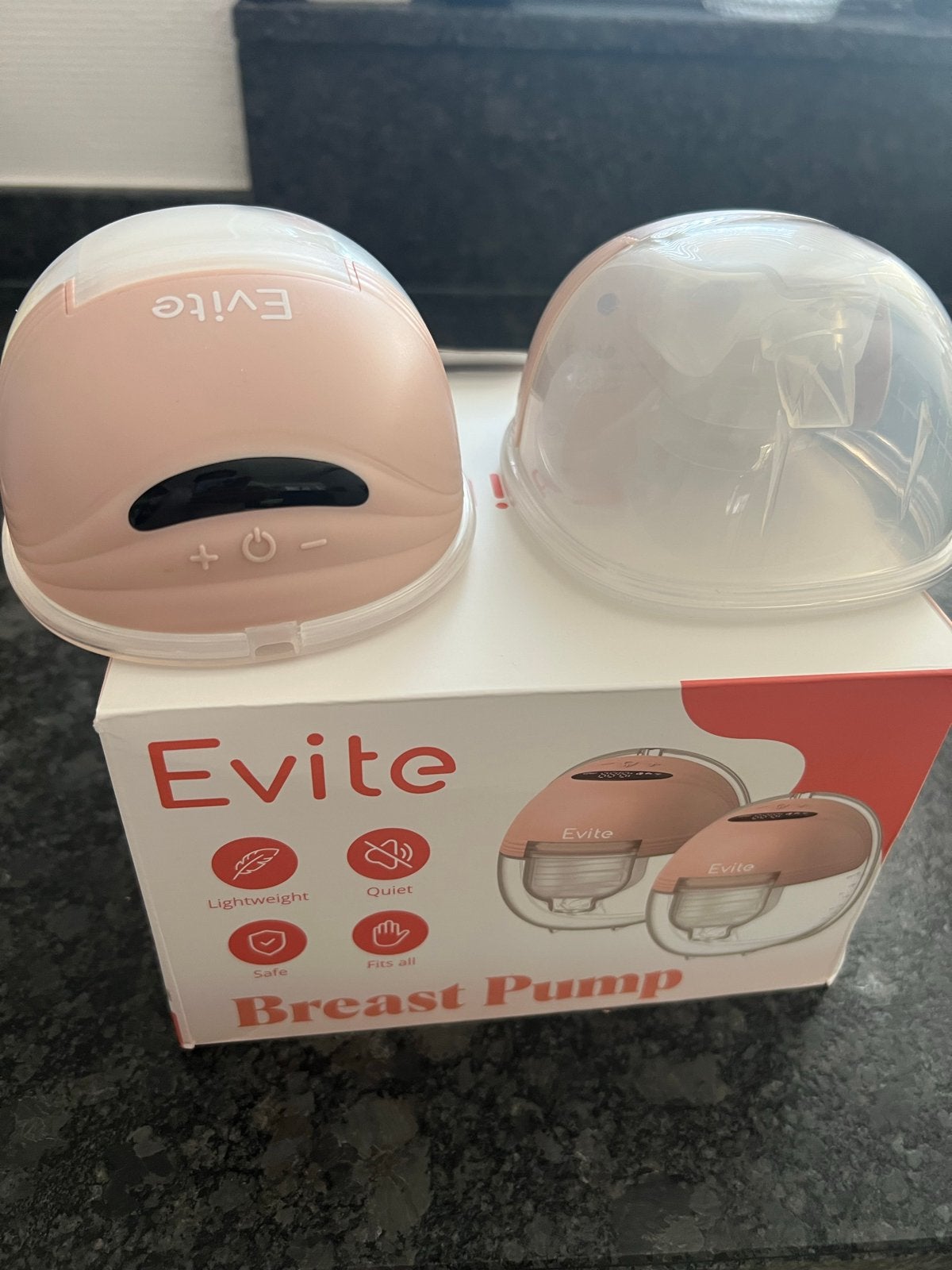 Evite Draadloze Borstkolf, Kinderen en Baby's, Borstkolf, Ophalen of Verzenden, Zo goed als nieuw, Evite