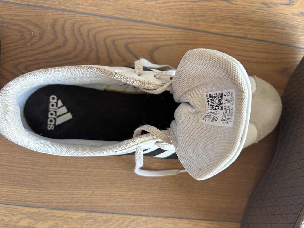 Adidas samba, Wit, Ophalen of Verzenden, Sneakers of Gympen, Zo goed als nieuw