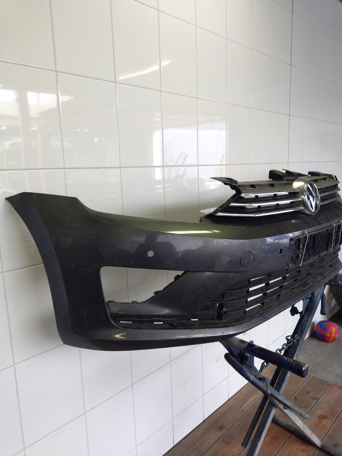 VW Golf Sportsvan Bumper Voor 2014-2018 4x PDC, T-linzer88@hotmail.com, Linzer autos, Ophalen of Verzenden, Bumper