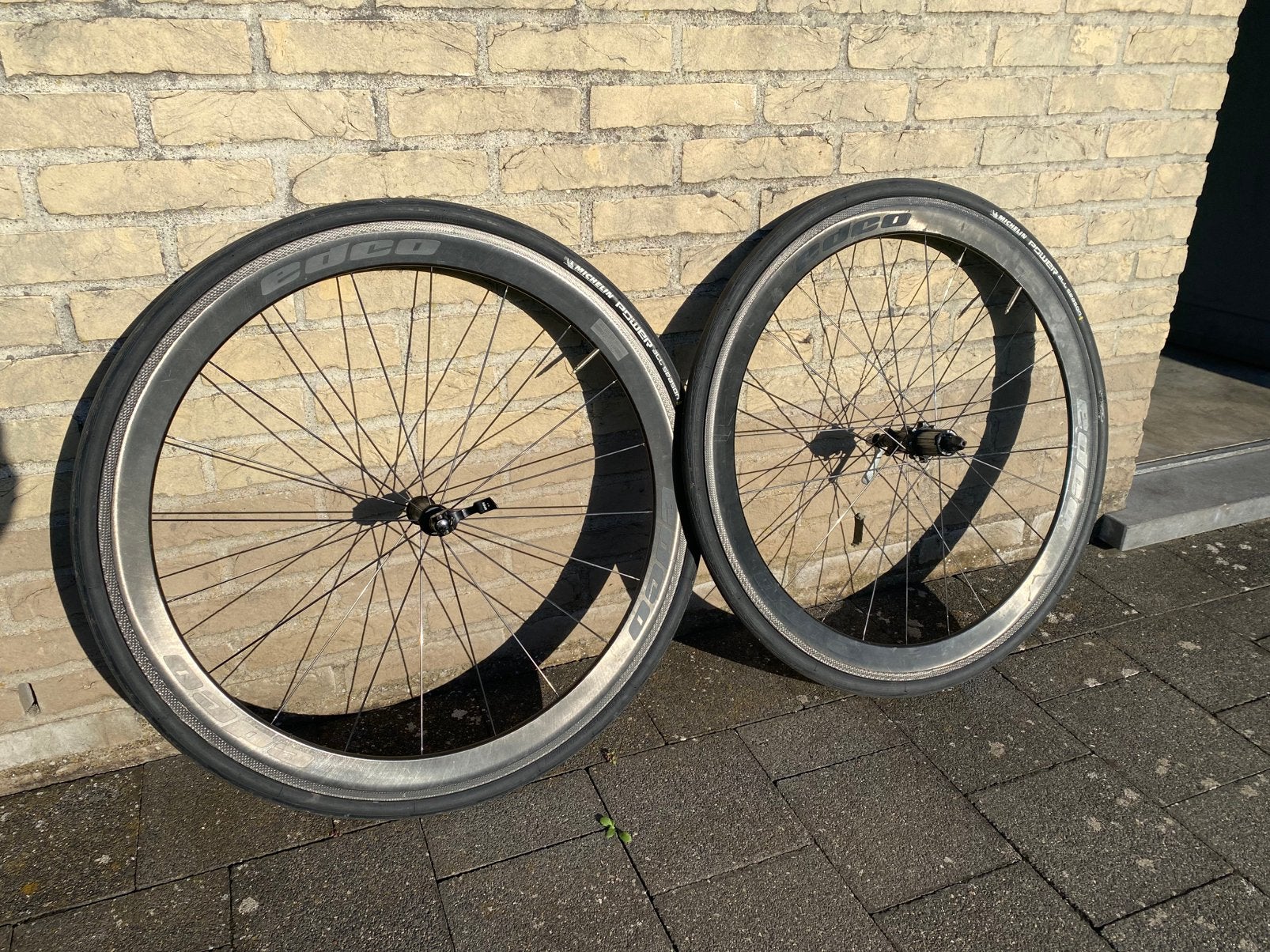 Edco carbon wielset, Ophalen, Gebruikt, Wiel, Carbon