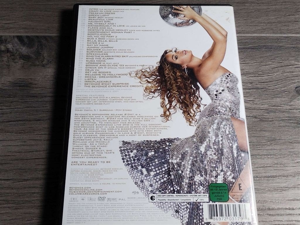 Beyoncé ‎– The Beyoncé Experience Live [DVD], Cd's en Dvd's, Alle leeftijden, Ophalen of Verzenden, Zo goed als nieuw
