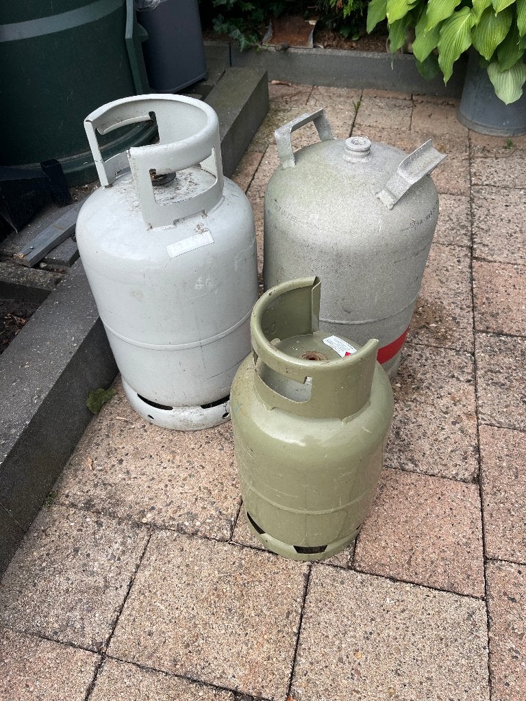 Lege Gasflessen, Ophalen, Gebruikt