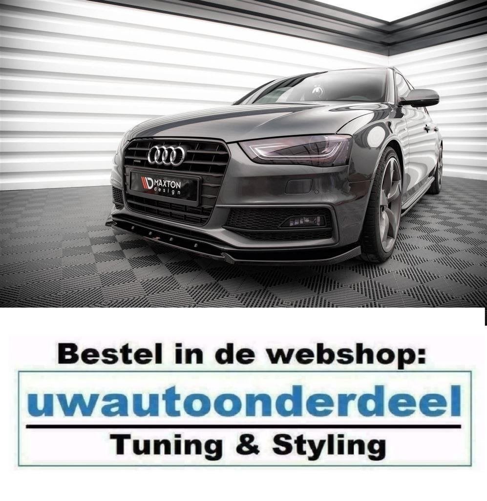 maxton Spoiler Splitter Lip Geschikt Voor Audi S4 A4 B8 Face, Verzenden, Automotive Parts, A.parts@hotmail.nl, Trasmolenlaan 12 3447 GZ Woerden