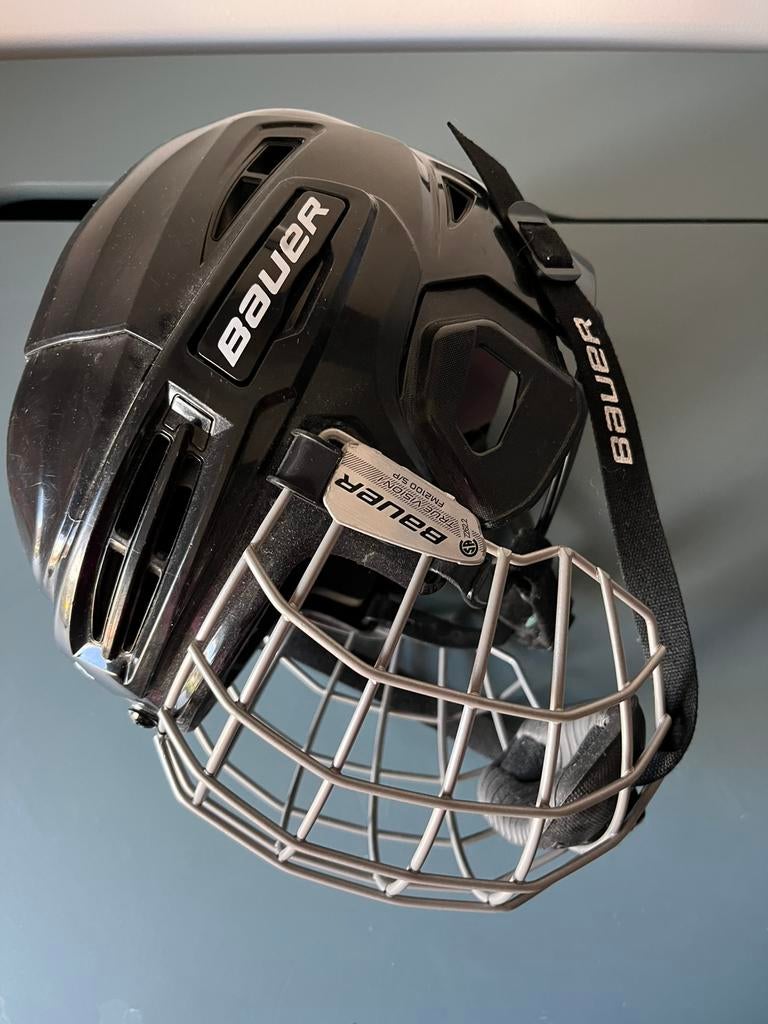 Ijshockeyhelm Bauer, Sport en Fitness, IJshockey, Ophalen, Zo goed als nieuw, Bescherming