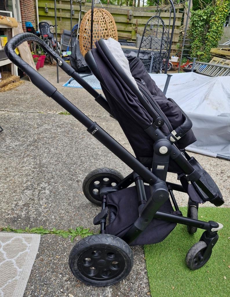 Joolz Day+ Black Kinderwagen met complete accessoires, Ophalen, Kinderwagen, Overige merken, Verstelbare duwstang