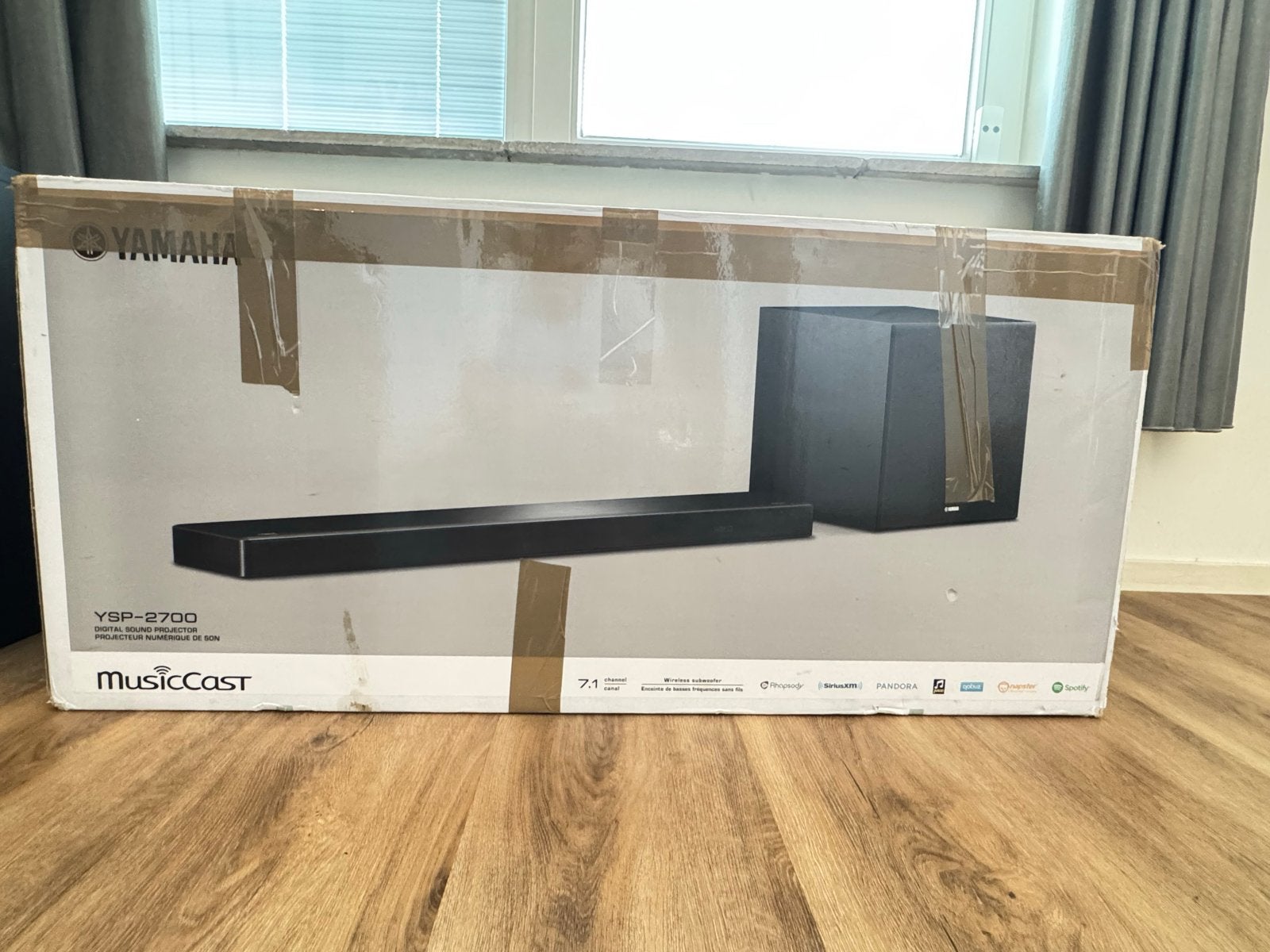Yamaha YSP-2700 Soundbar met subwoofer, Ophalen, Bluetooth, Zo goed als nieuw