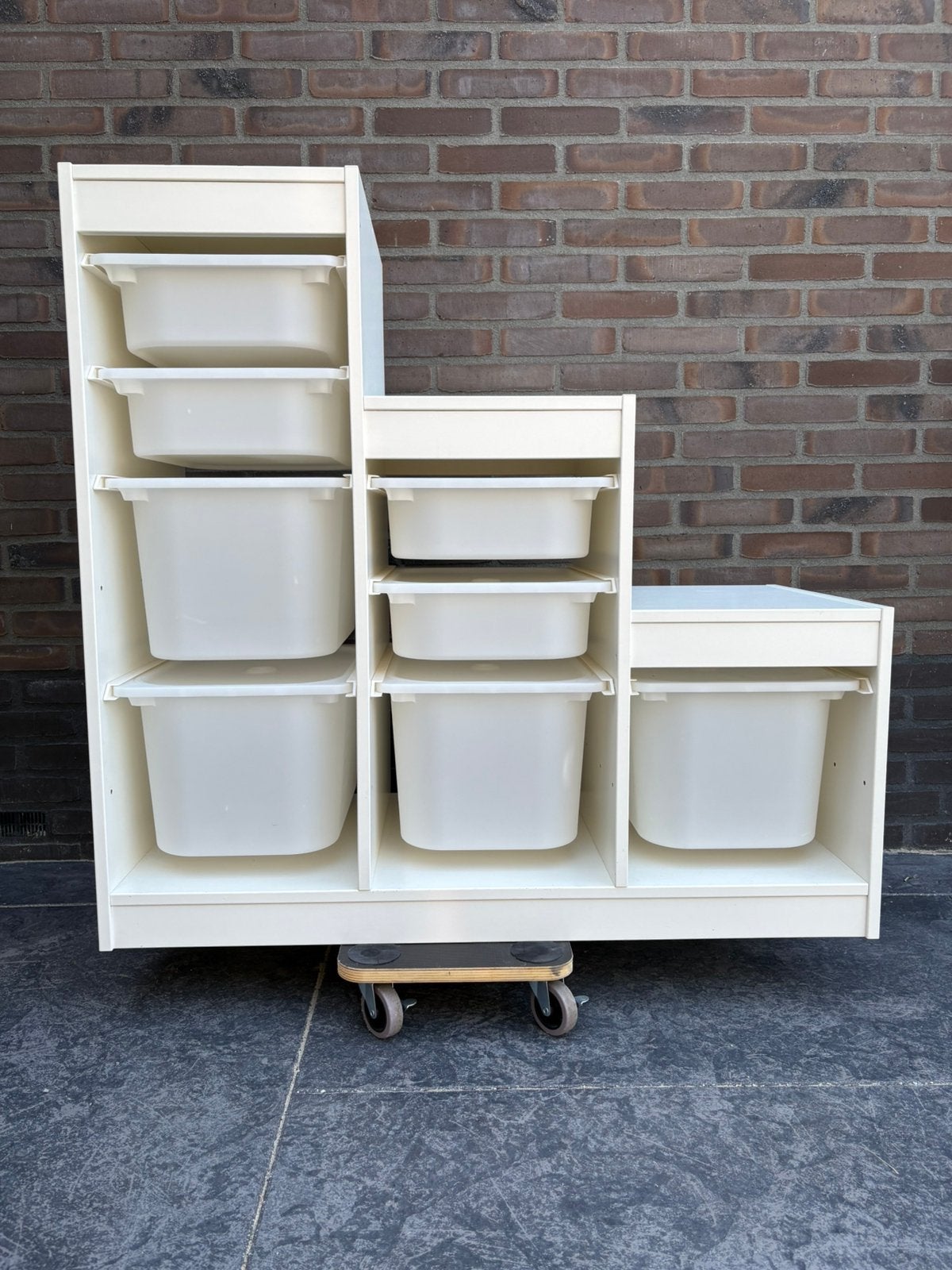 IKEA TROFAST met bakken en deksels, Ophalen, Minder dan 50 cm, 50 tot 100 cm, Zo goed als nieuw