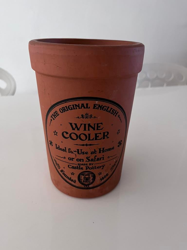 Vintage terracotta wijnkoeler!, Huis en Inrichting, Ophalen of Verzenden, Zo goed als nieuw