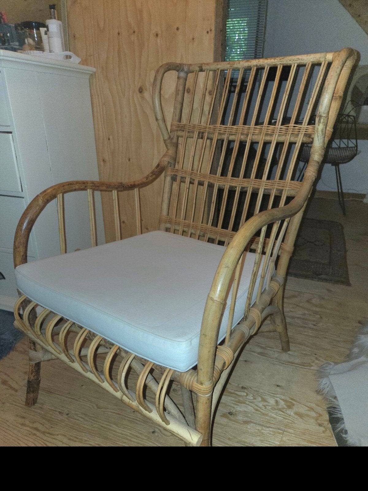 Rotan stoel van Riviera Maison igst, Ophalen, Bruin, Riet of Rotan, Zo goed als nieuw