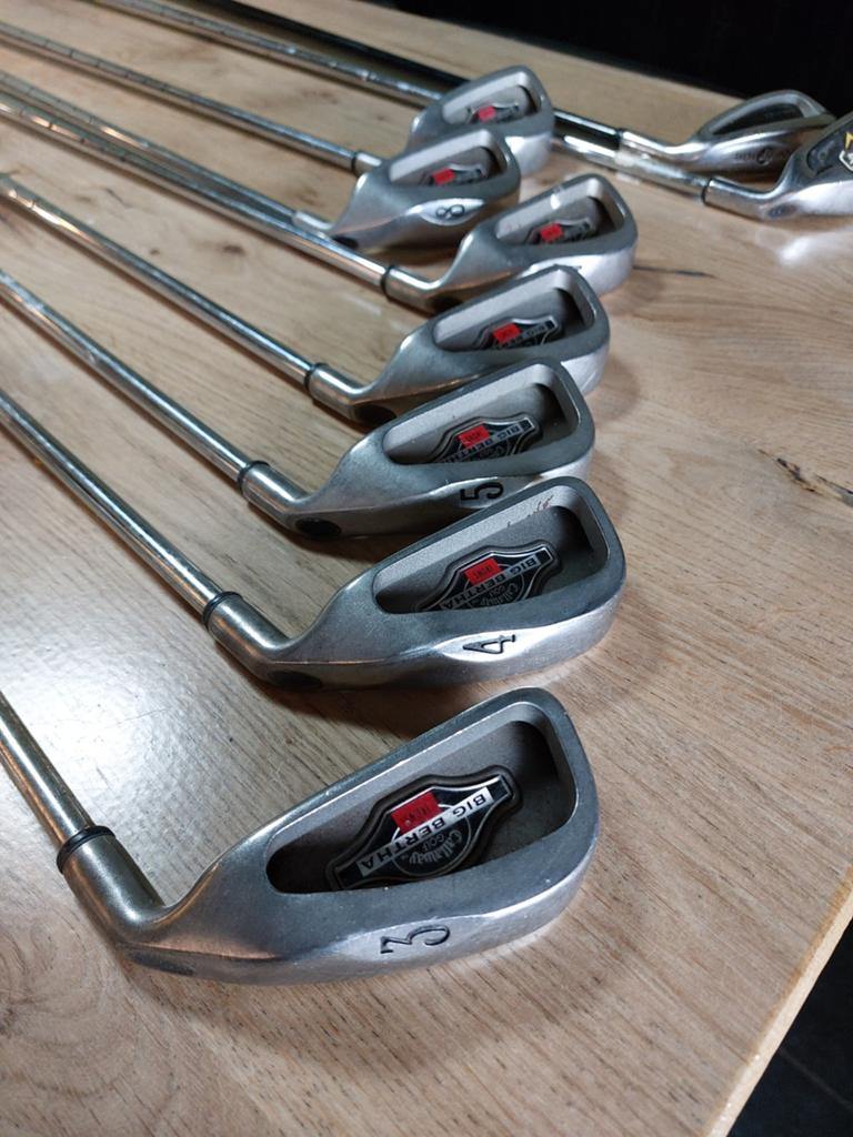 Callaway Golfset met tas - Big Bertha en ERC Fusion, Sport en Fitness, Golf, Ophalen of Verzenden, Gebruikt, Set, Callaway