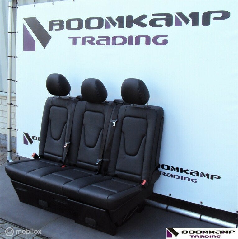 Slaapbank / bank / achterbank MB V-klasse Vito lugano leder, Auto-onderdelen, Interieur en Bekleding, Gebruikt, Mercedes-Benz