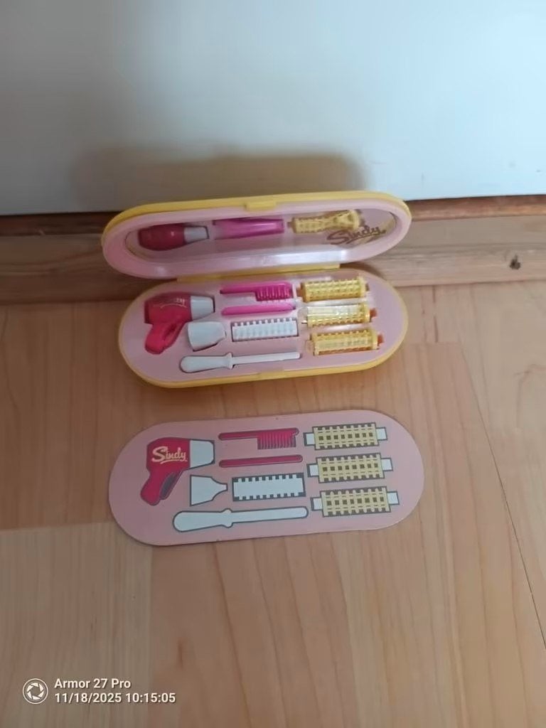 Vintage Sindy Haarsetje, Ophalen of Verzenden, Zo goed als nieuw, Accessoires