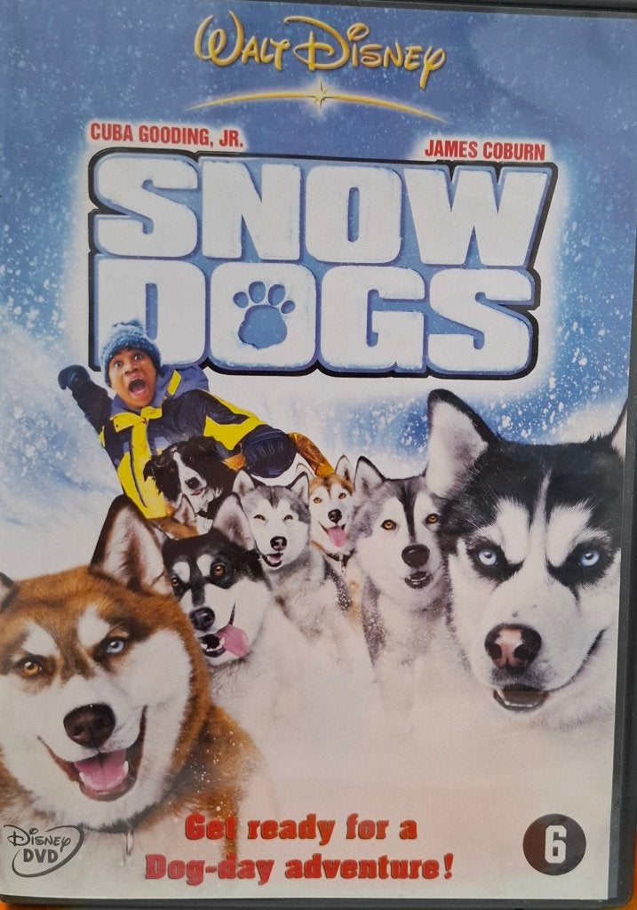 Snow Dogs - Walt Disney DVD - Krasvrij, Alle leeftijden, Nederlands, Inclusief doosje, Ophalen of Verzenden