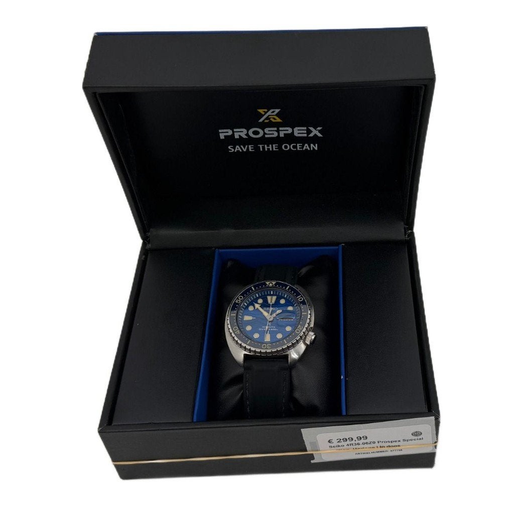 Seiko 4R36-06Z0 Prospex Special Edition  Horloge | In doos, Dordrecht@usedproducts.nl, Toulonselaan 72, Ophalen of Verzenden, Zo goed als nieuw