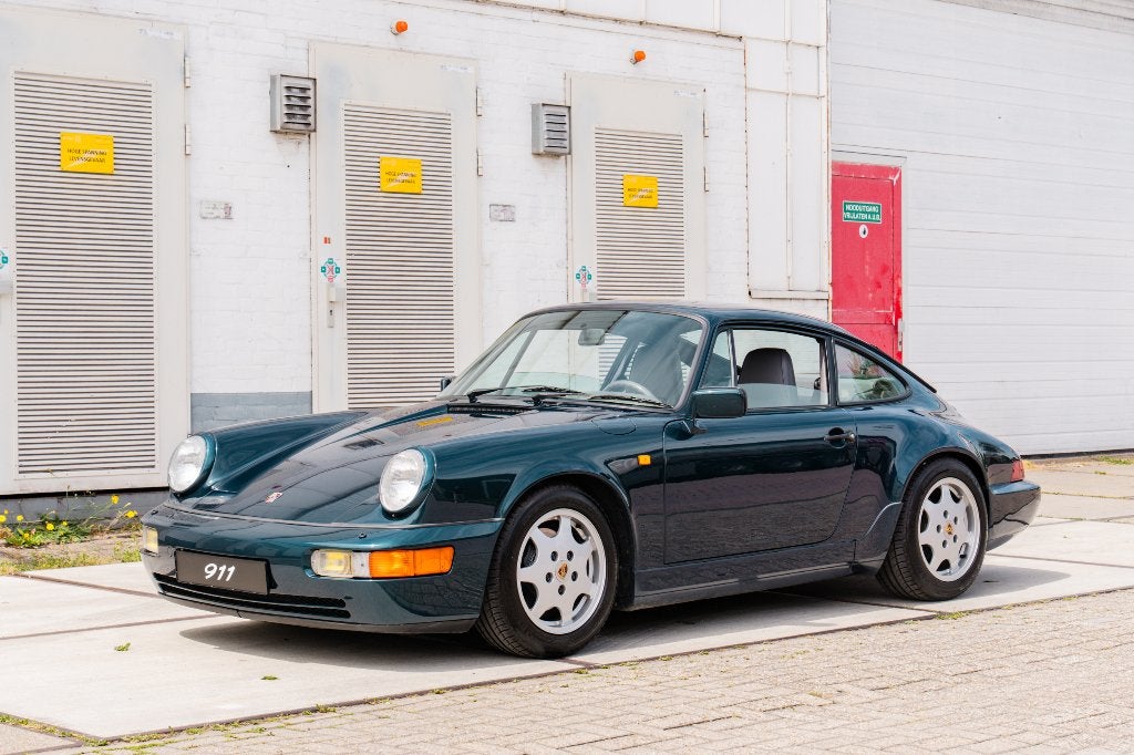 Porsche 964 Carrera 4 coupe 'Amazon Green' Sport seats 1991, Auto's, Porsche, Bedrijf, Handgeschakeld, 6 cilinders, 250 pk