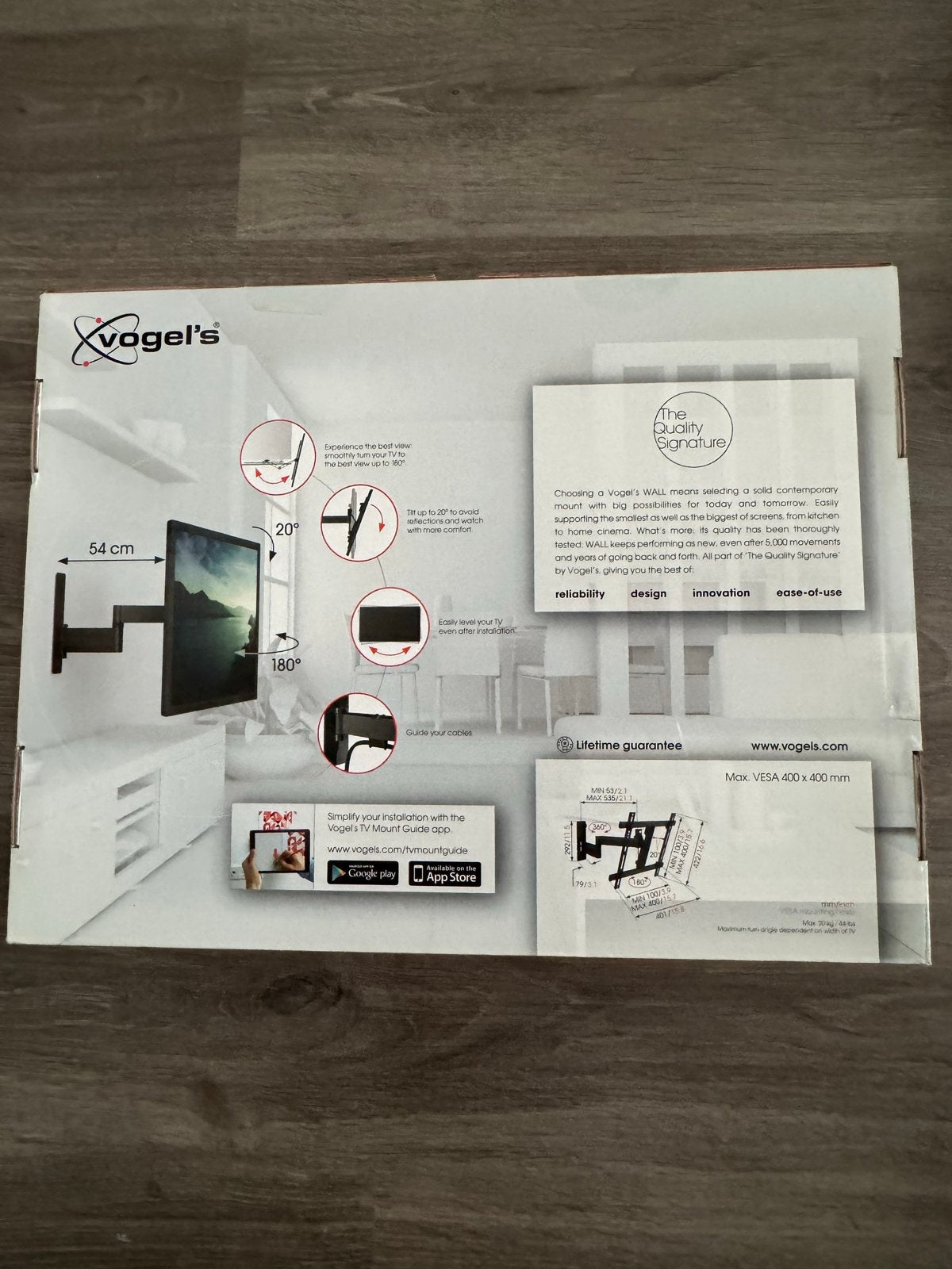 Vogel's WALL 3245 Universele TV Beugel 32-55 inch, Ophalen of Verzenden, Nieuw