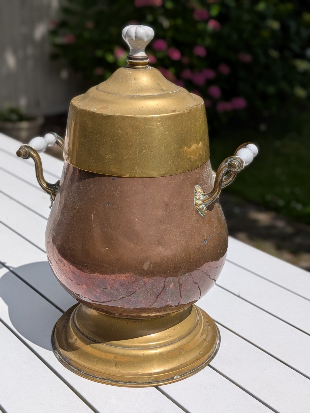 Antieke Koperen doofpot, Antiek en Kunst, Ophalen of Verzenden