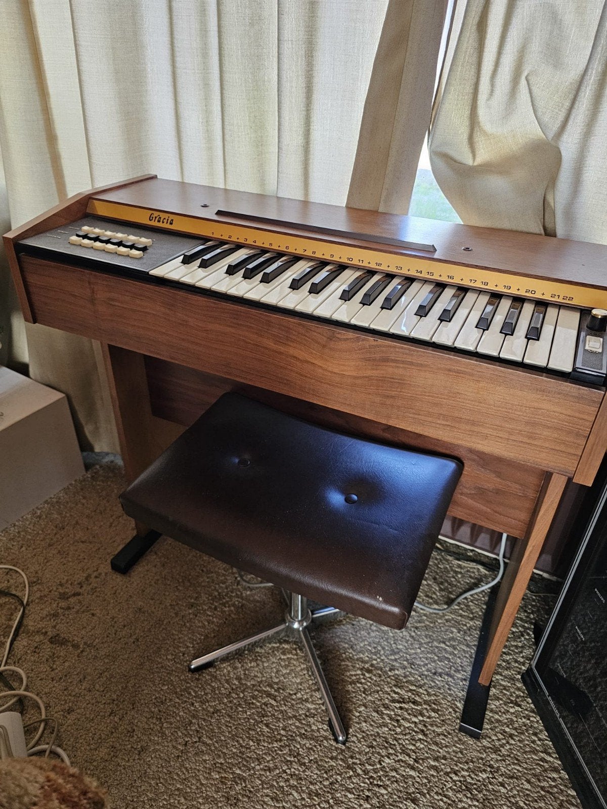 Gracia Orgel - Vintage Elektronisch Orgel, Ophalen