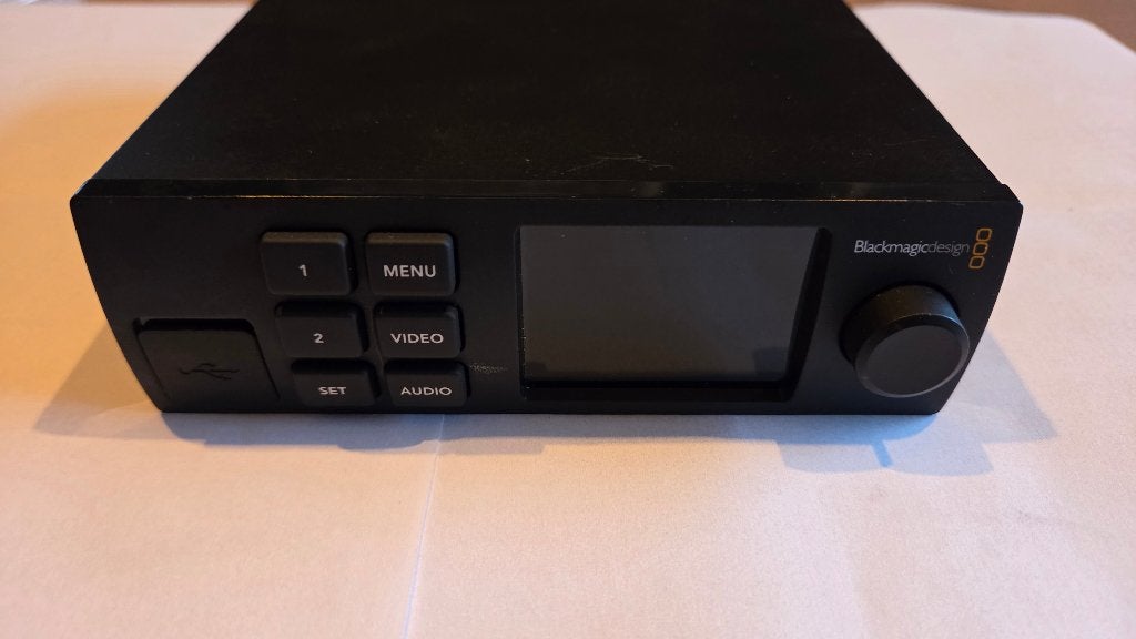 Blackmagic Teranex mini HDMI to 12G SDI met smart panel, Ophalen of Verzenden, Zo goed als nieuw