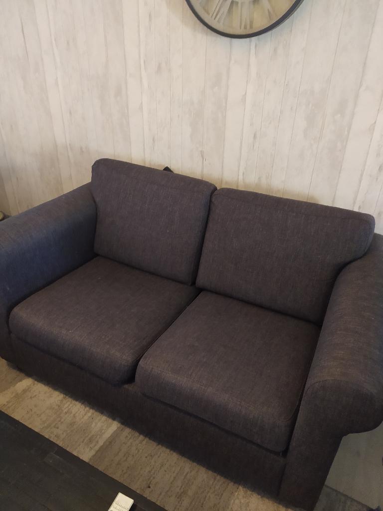 Bankstel, Huis en Inrichting, 75 tot 100 cm, Ophalen of Verzenden, Zo goed als nieuw, Rechte bank