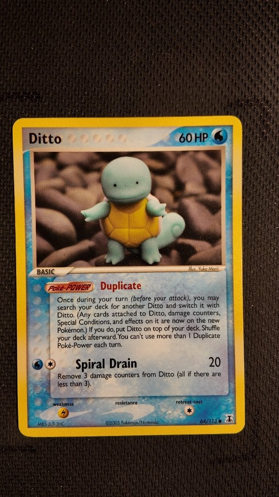 Ditto 4 64 Delta Species | Pokemon kaart, Ophalen, Zo goed als nieuw, Losse kaart
