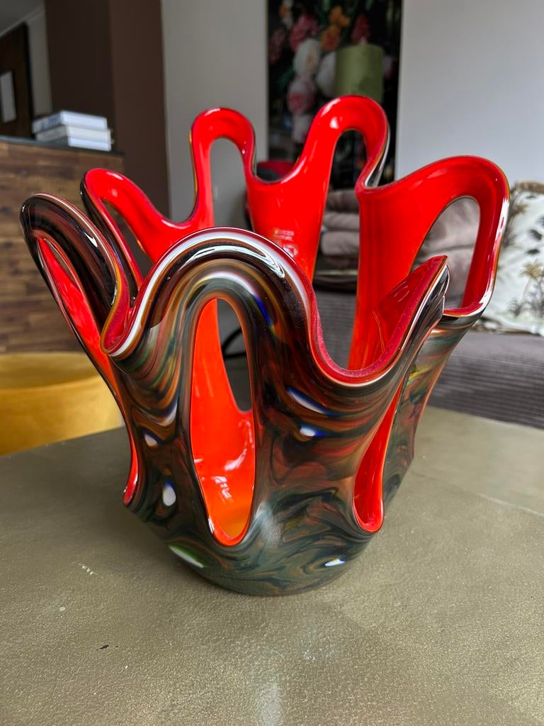 Makora vaas, Ophalen, Zo goed als nieuw, Overige kleuren, Glas
