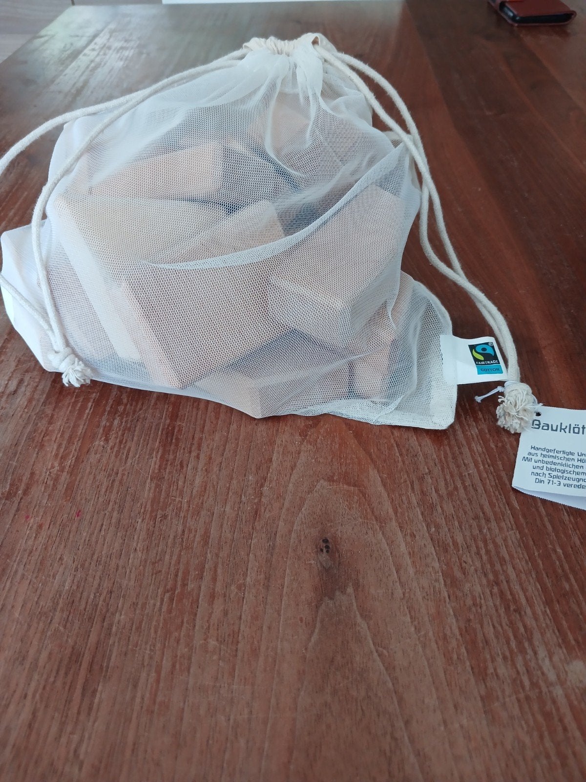 Houten blokken geverfd met biologische olie en verf., Ophalen of Verzenden, Nieuw