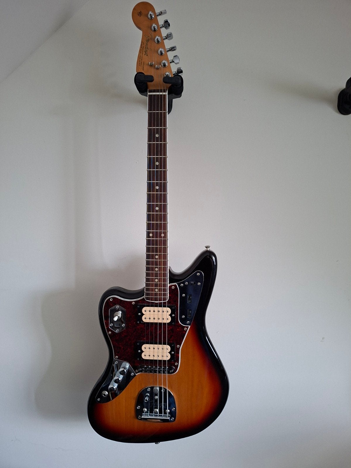 Linkshandige Fender Jaguar Kurt Cobain, Ophalen, Zo goed als nieuw, Solid body, Fender