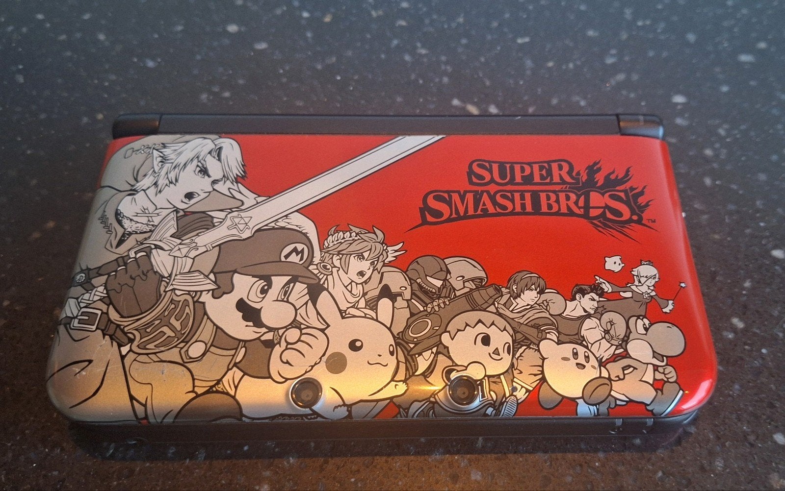 Nintendo 3DS XL Super Smash Bros. Edition, Spelcomputers en Games, Met games, 3DS XL, Ophalen of Verzenden, Zo goed als nieuw
