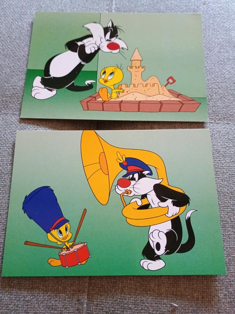 2 Tweety ansichtkaarten, Ophalen of Verzenden