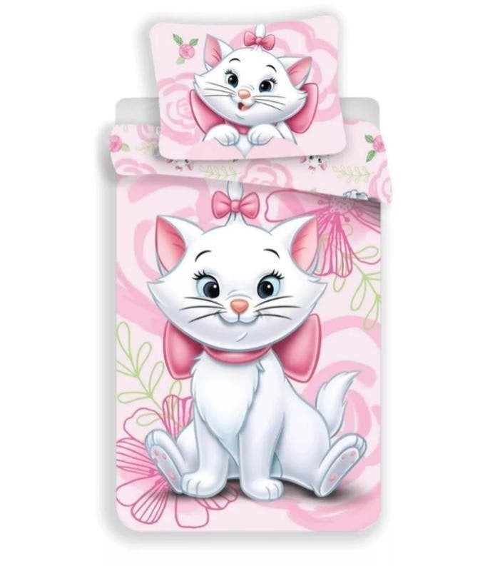Marie Cat Dekbedovertrek - 140 x 200 - Disney - Katoen, Meisje, Nieuw, Wasbaar, Ophalen of Verzenden