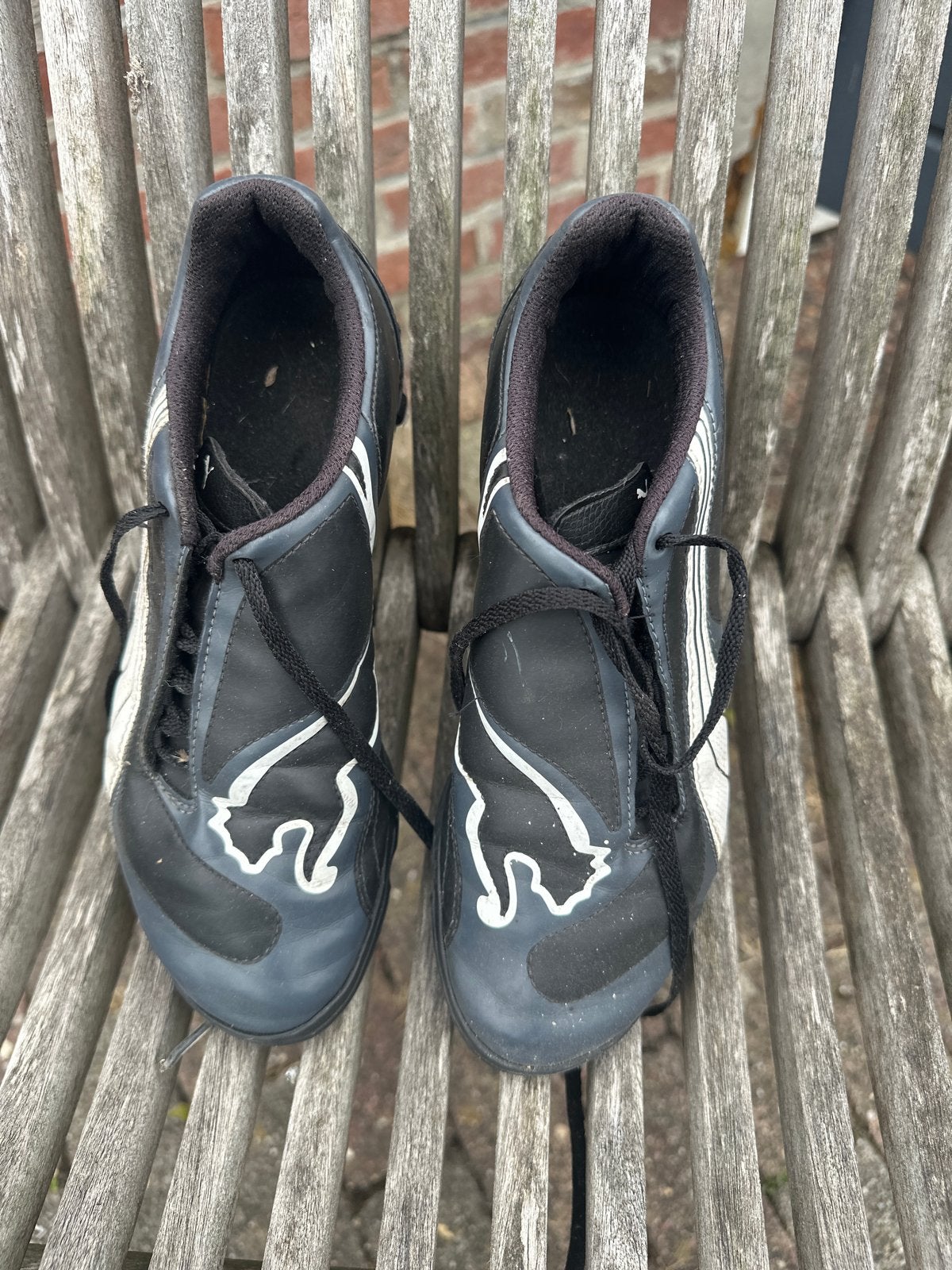Puma sportschoenen/sneakers - Zwart/Wit 34, Ophalen of Verzenden, Gedragen, Zwart, Sneakers of Gympen