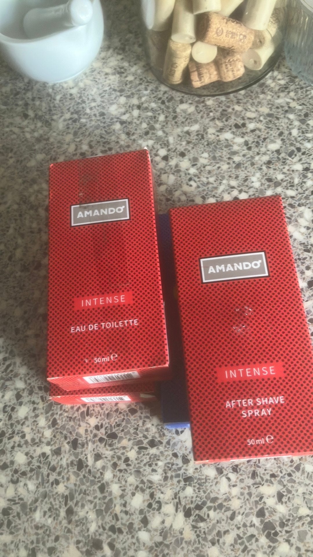 Amando Intense Eau de Toilette & After Shave Spray 50ml, Ophalen of Verzenden, Nieuw