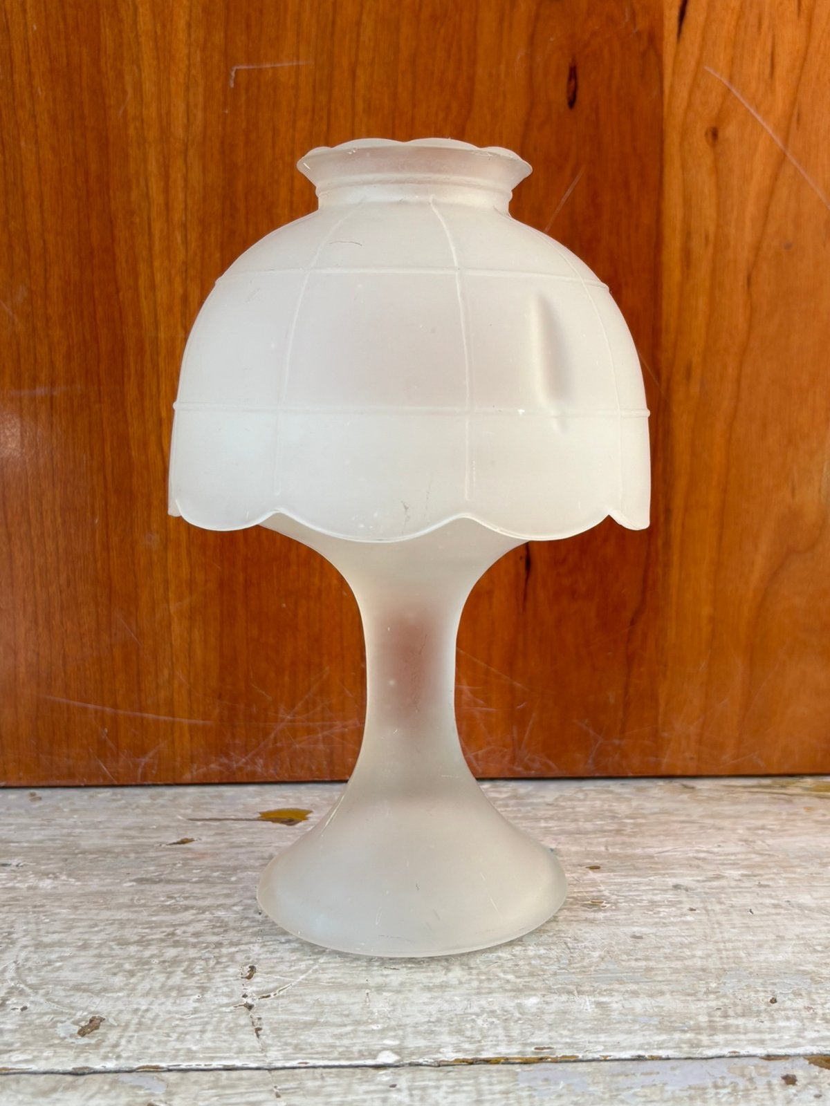 Vintage Westmoreland Fairy Lamp – Satin Glass – USA – ’70ies, Ophalen of Verzenden