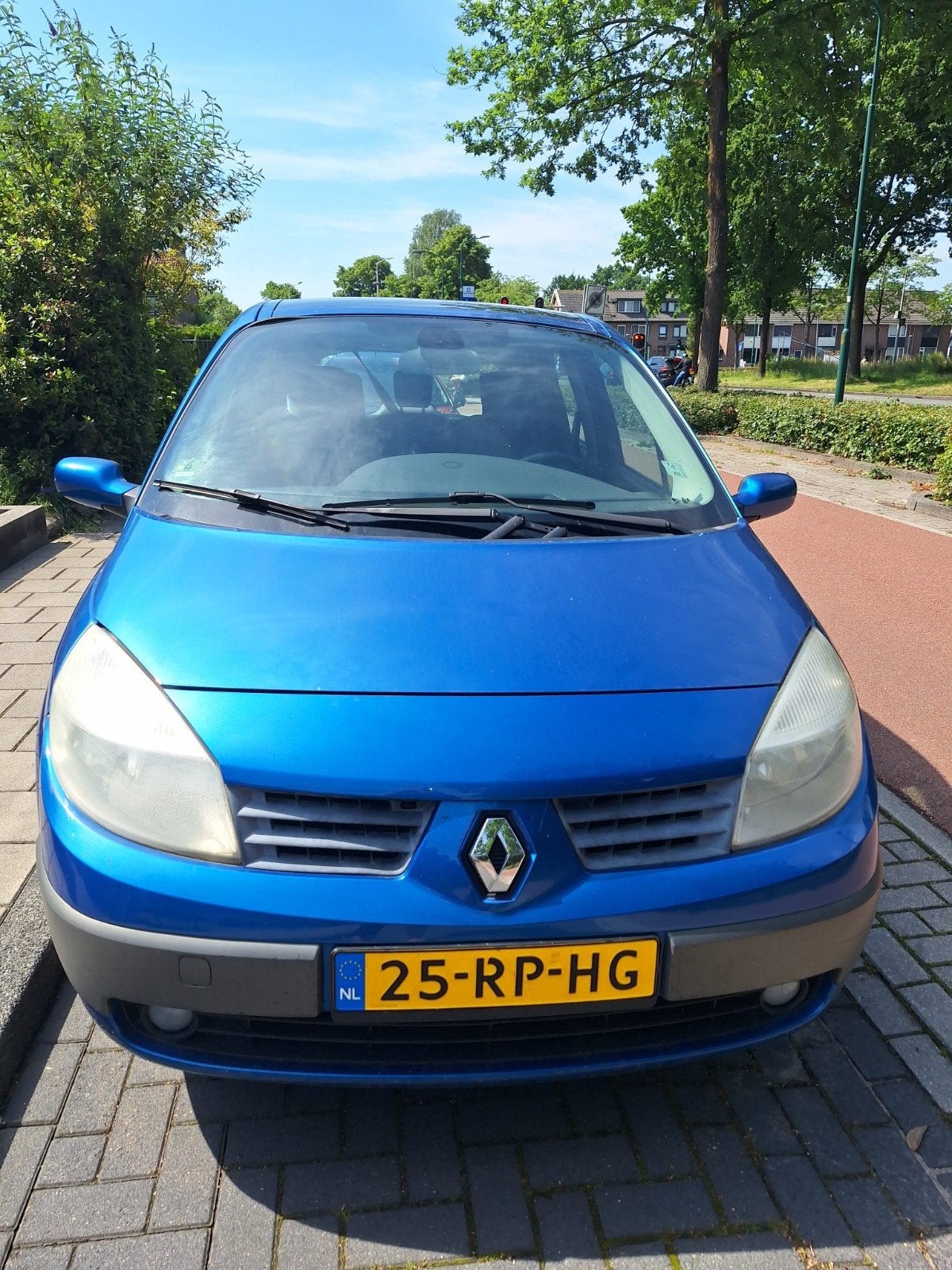 Renault Scénic 1.6 16V 83KW Autbas Euro3 2005 Blauw, Auto's, Renault, Voorwielaandrijving, 4 cilinders, Blauw, 113 pk