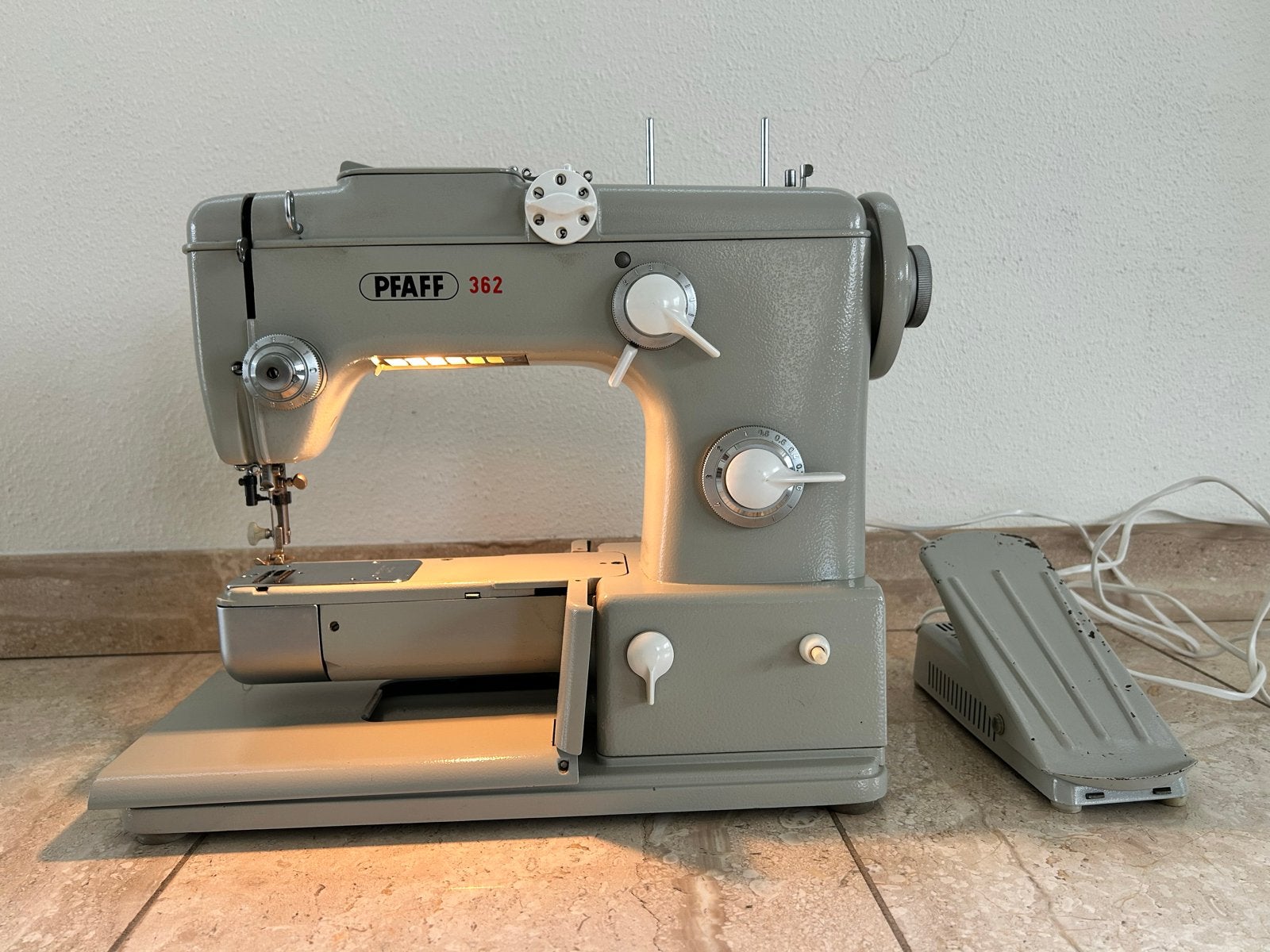 Pfaff 362 Naaimachine met originele gebruiksaanwijzing, Ophalen of Verzenden, Gebruikt, Naaimachine, Pfaff