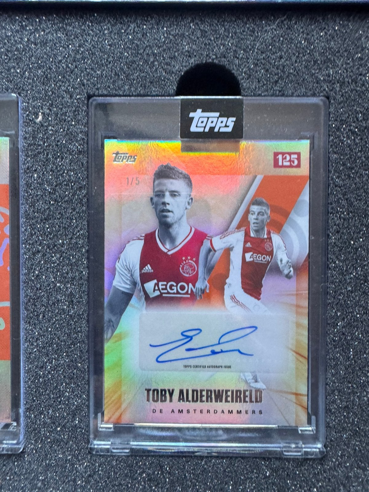 Toby Alderweireld /5 Ajax 125 Topps, Ophalen of Verzenden, Zo goed als nieuw, Plaatje