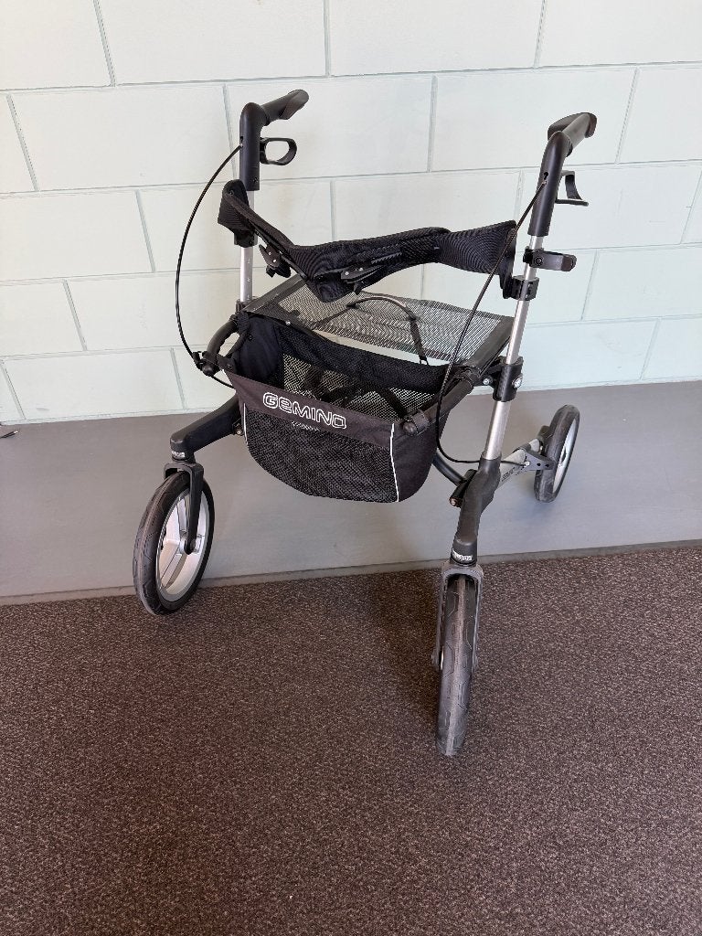 Rollator Gemini 60 (lichtgewicht), Ophalen, Opvouwbaar, Zo goed als nieuw