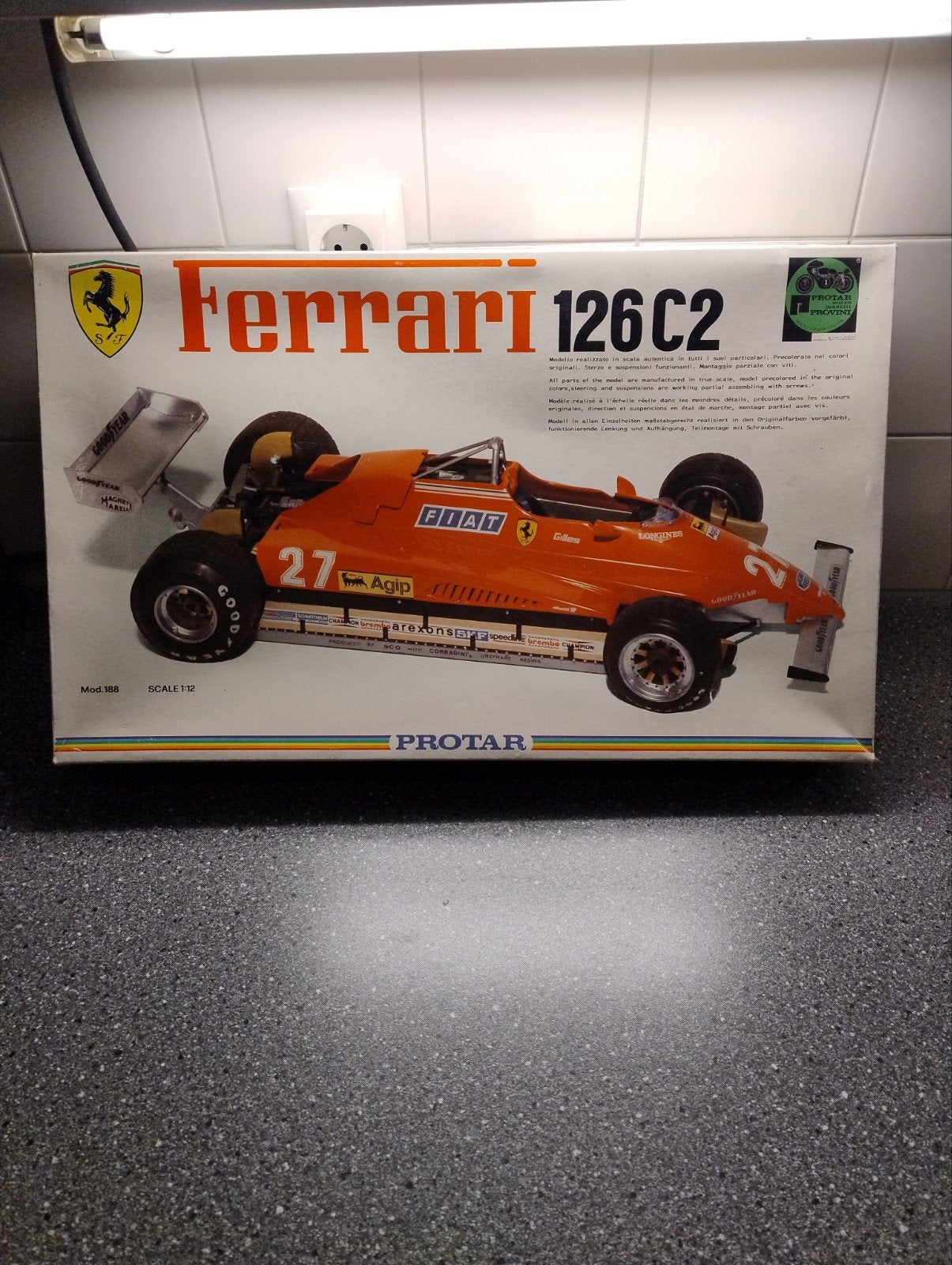 Protar 1/12 Ferrari 126 C2 nieuw, Overige merken, Auto, Groter dan 1:32, Nieuw