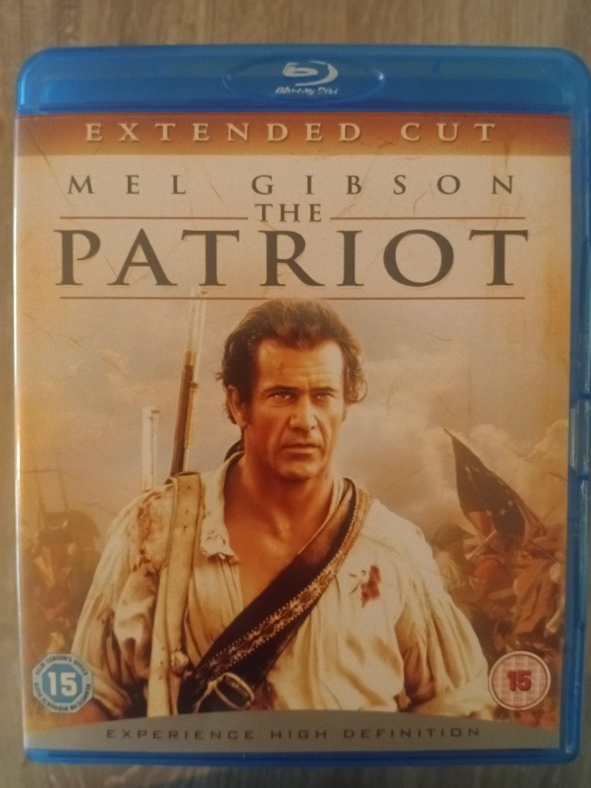 The Patriot - Extended Cut Blu-ray (Mel Gibson), Gebruikt, Film, Ophalen of Verzenden, Spaans