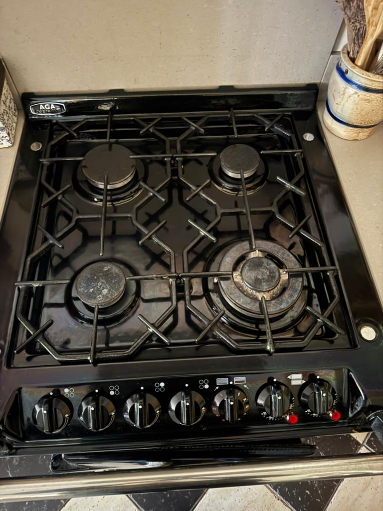 AGA companion Fornuis, Ophalen, Gebruikt, 4 kookzones, Gas
