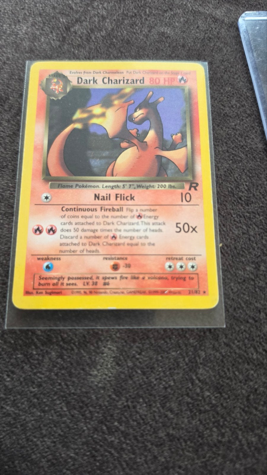 Charizard uit 1995, Ophalen