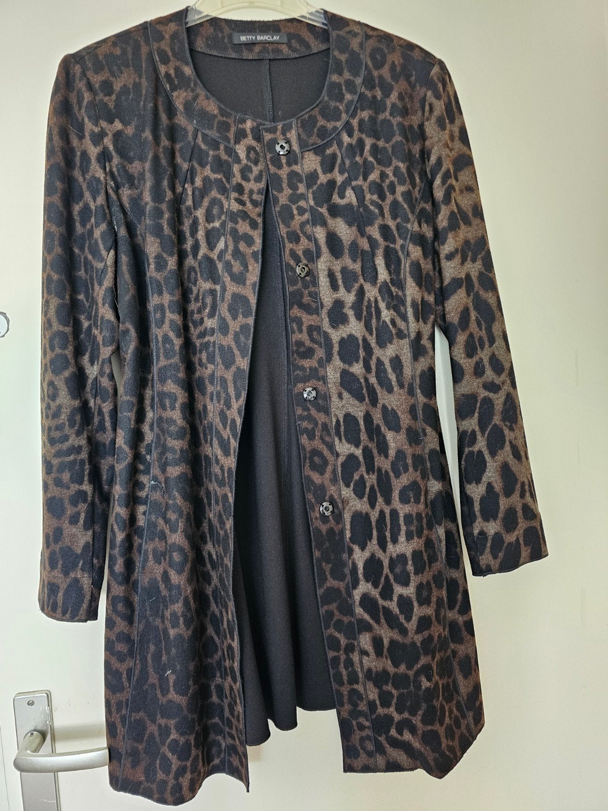 Vestjasje BETTY BARCLAY Zgan  mt 40 panterprint, Ophalen of Verzenden, Zo goed als nieuw, Maat 38/40 (M), Bruin