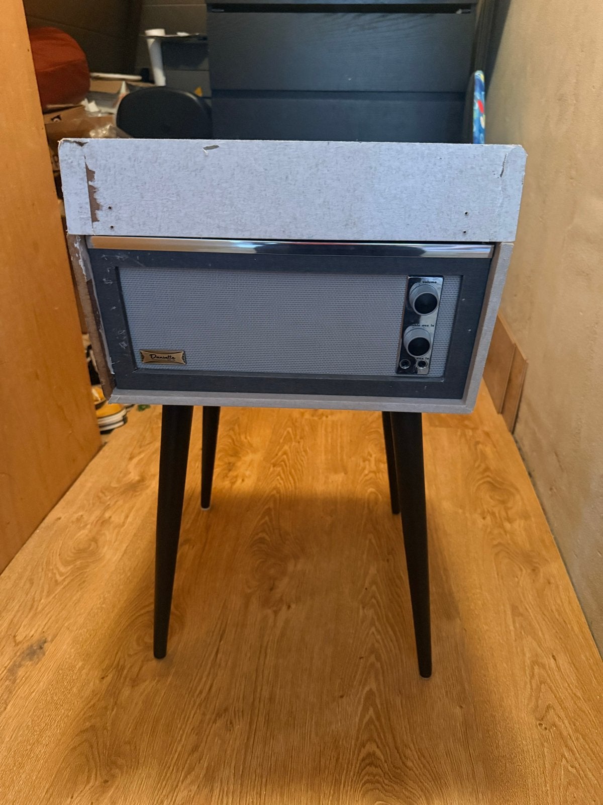 Vintage Crosley Platenspeler op pootjes inc Luidspreker, Ophalen, Gebruikt, Platenspeler, Overige merken